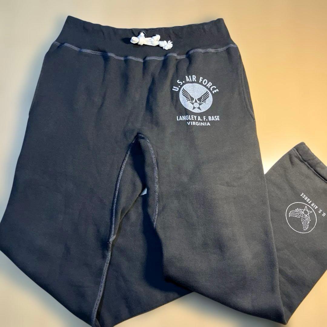 バズリクソンズ　U.S.AIR FORCE スエットパンツ　BLACK 美品