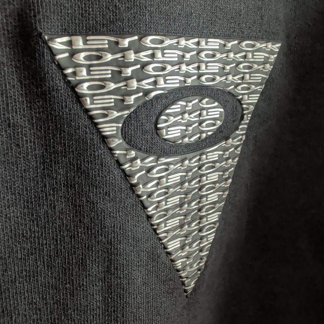 希少 00s OAKLEY プルオーバーパーカー シリコンロゴ 赤タグ