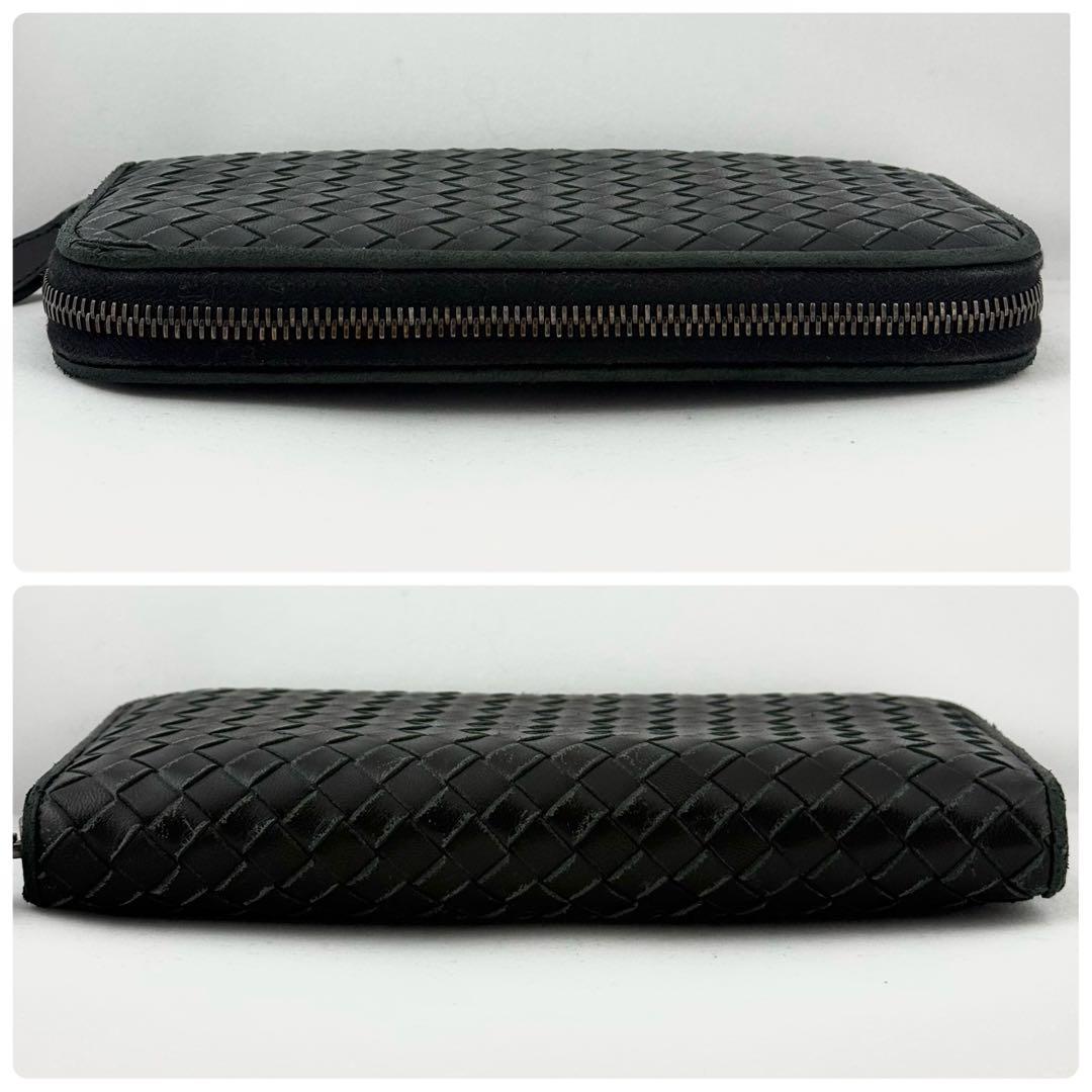 ✨️美品✨️ボッテガヴェネタ ロングウォレット 長財布 ラウンドファスナー 黒