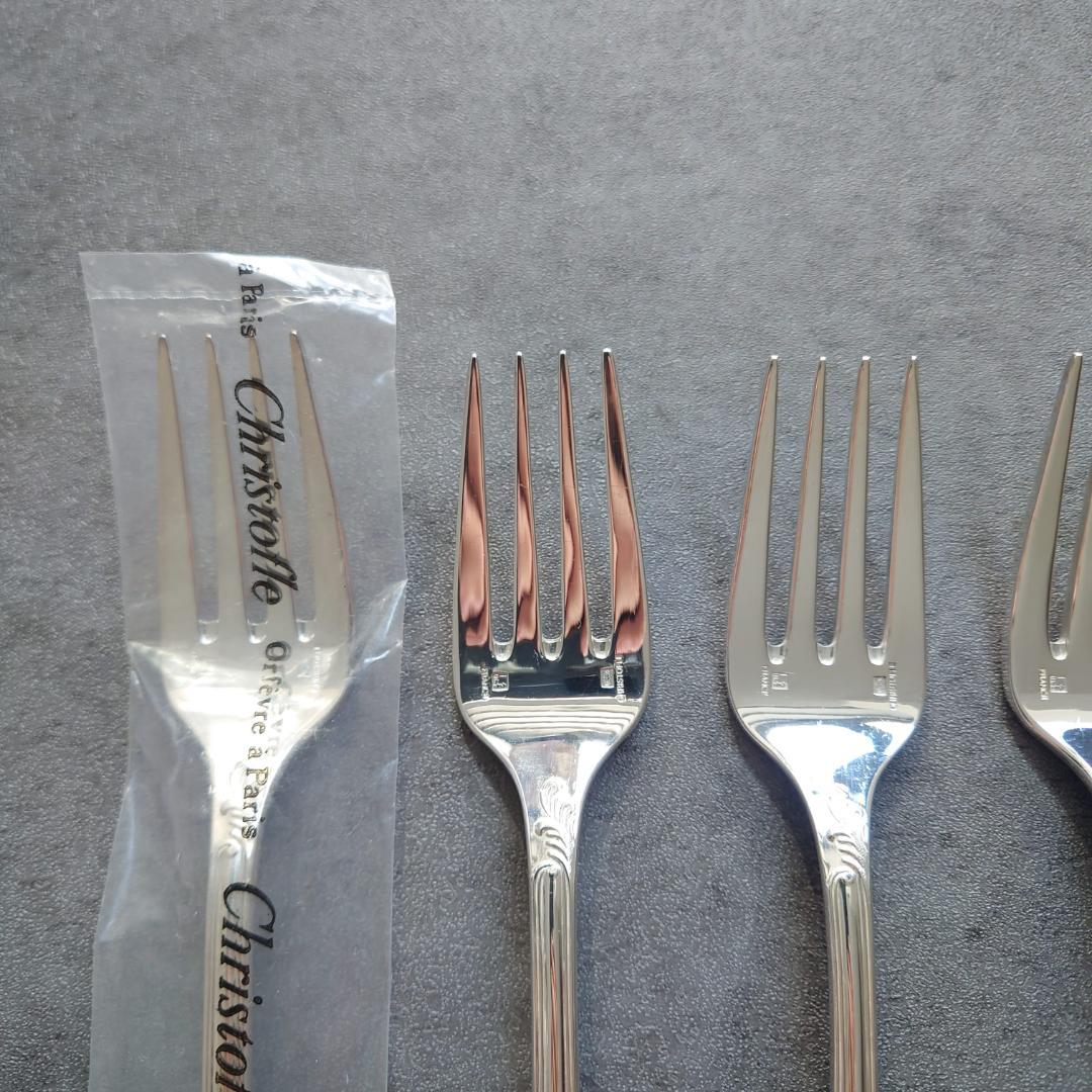 美品 クリストフル マルリー サラダフォーク 未開封含む 6点