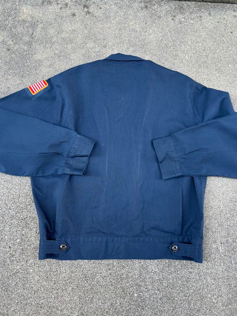 ワークジャケット　アメカジ　80s アメリカ製　企業系　短丈　ヴィンテージ