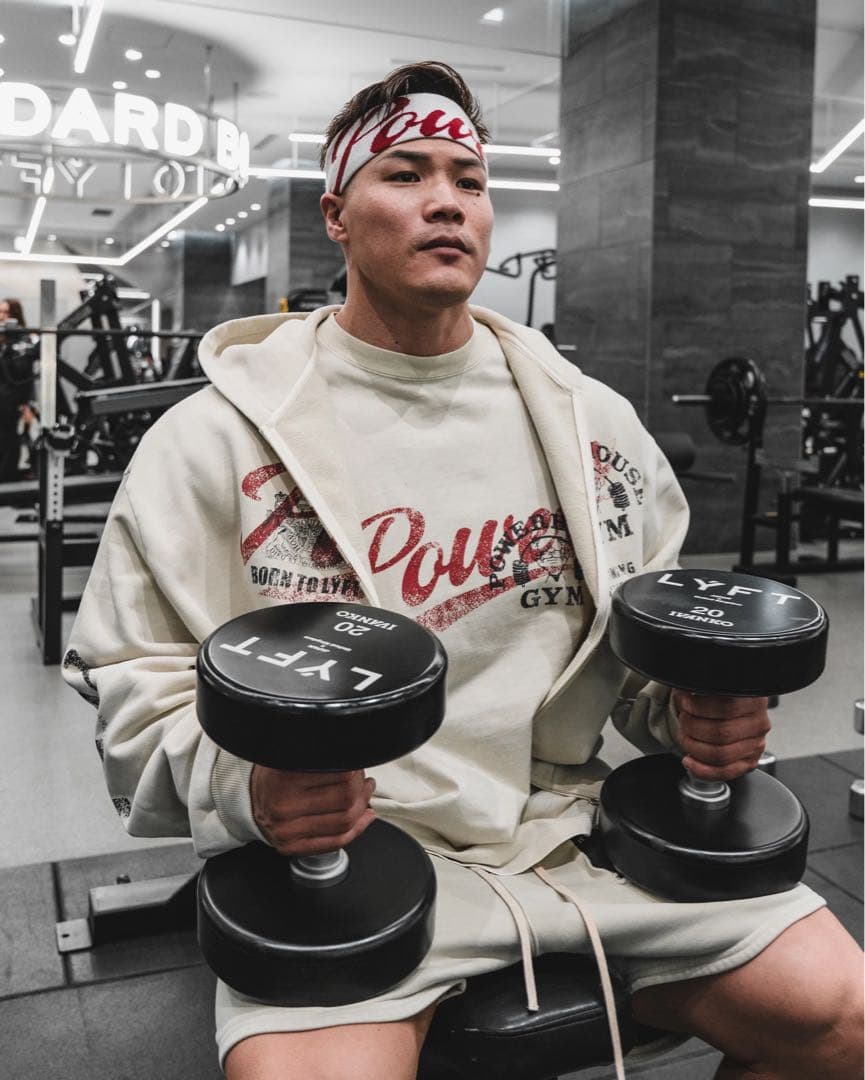 LÝFT × POWER HOUSE GYM パーカー　パンツセット　Lサイズ