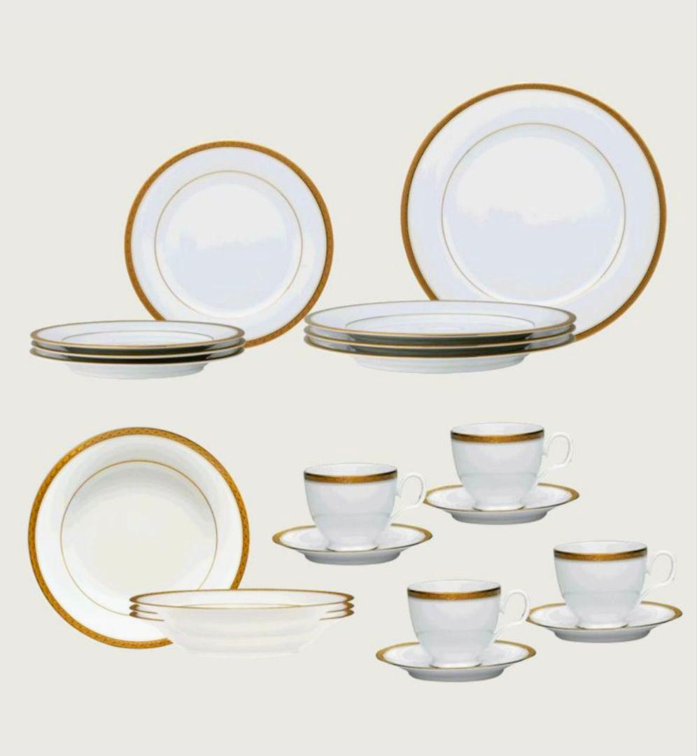 ノリタケ シャーロッタゴールド 20p