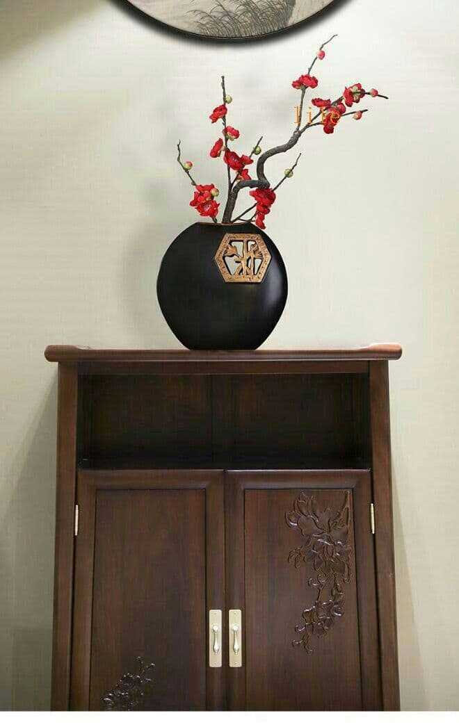 ヴィンテージクラフトフラワーアレンジメント花瓶装飾創造的な装飾品$Qi