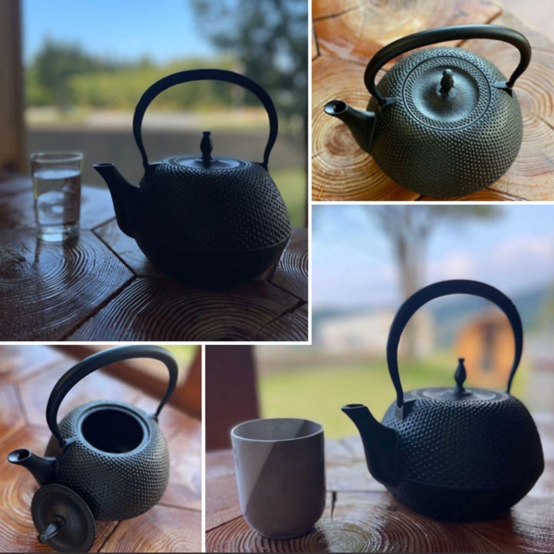 [新品] 南部鉄瓶 南部鉄器 丸南部アラレ 1.2リットル やかん 急須 日本製