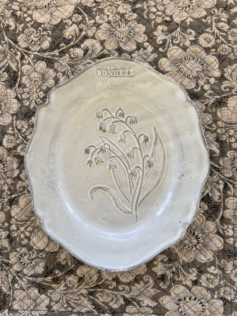 アスティエドヴィラットAstier de Villatte すずらんプレート