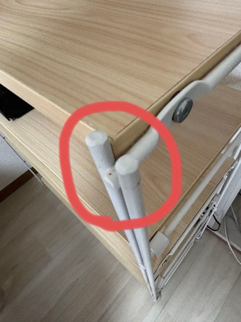 ステンレスユニットシェルフ　オーク材　白