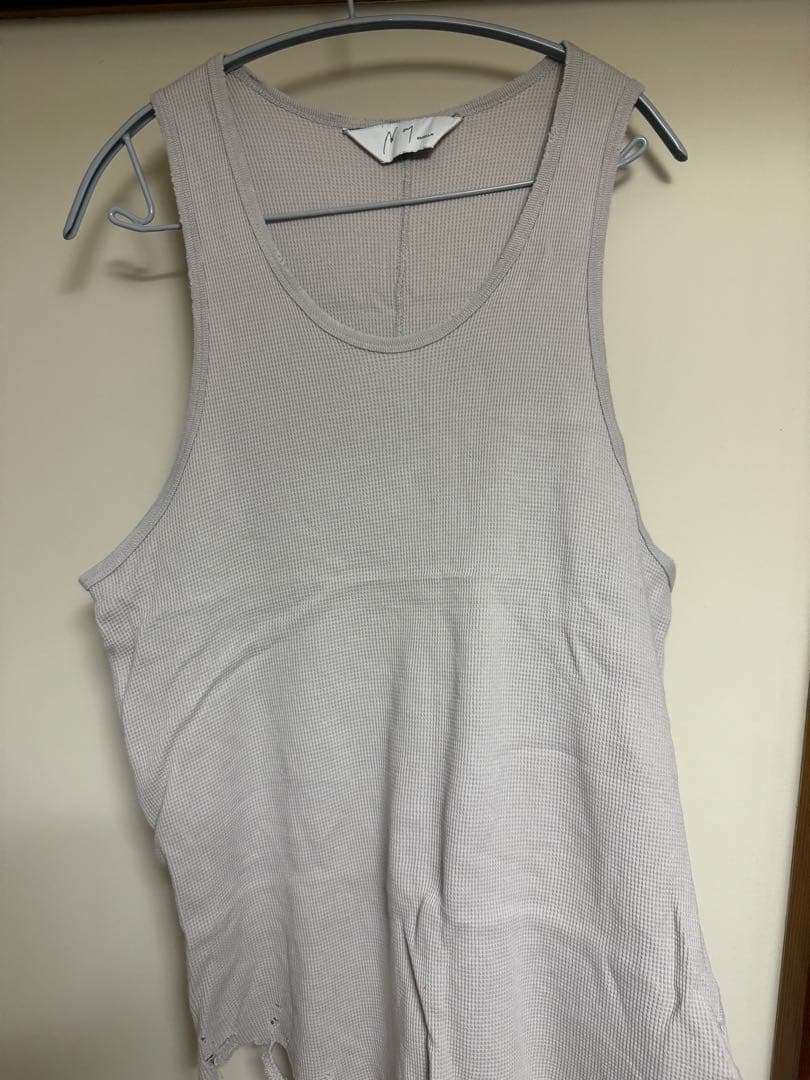 アンセルム　タンクトップ　ワッフル　美品