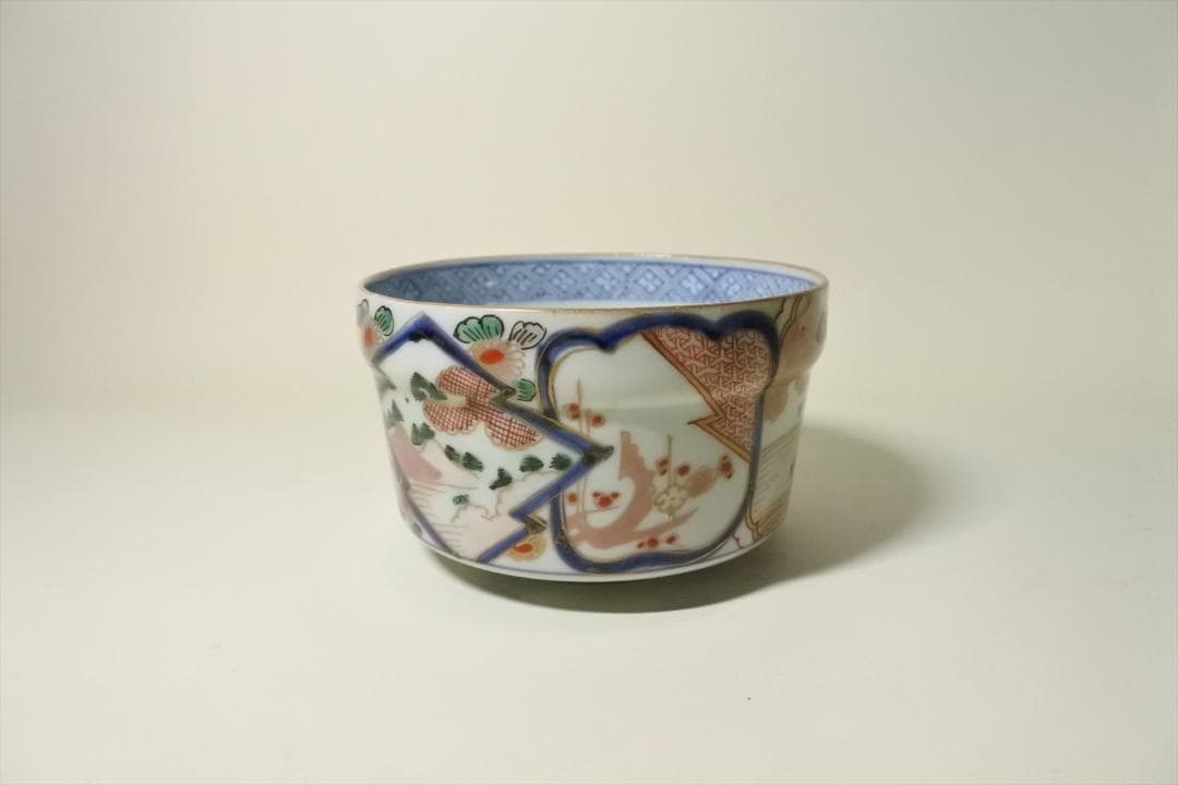 江戸中期～後期　伊万里　色絵　蓋物　骨董品　アンティーク　g