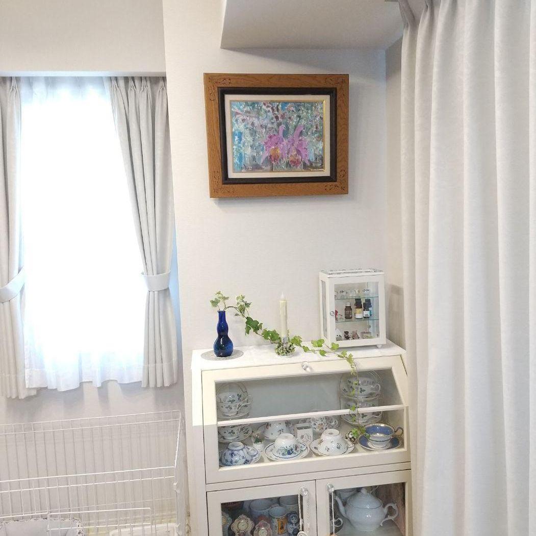 お値下げ☆寺坂公雄　「カトレア」油絵