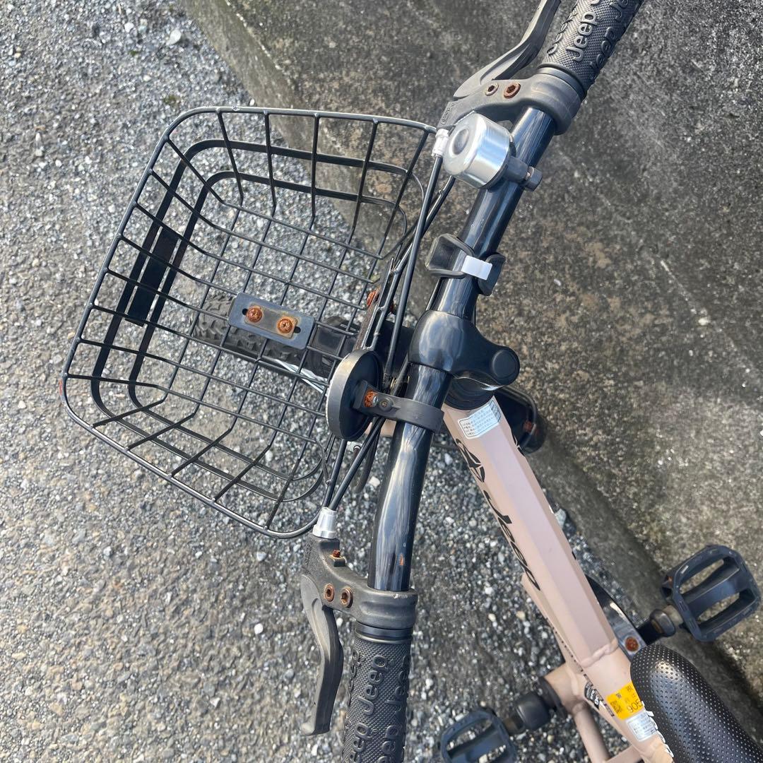 【引き取り限定】Jeep 幼児用自転車 16インチ ベージュ