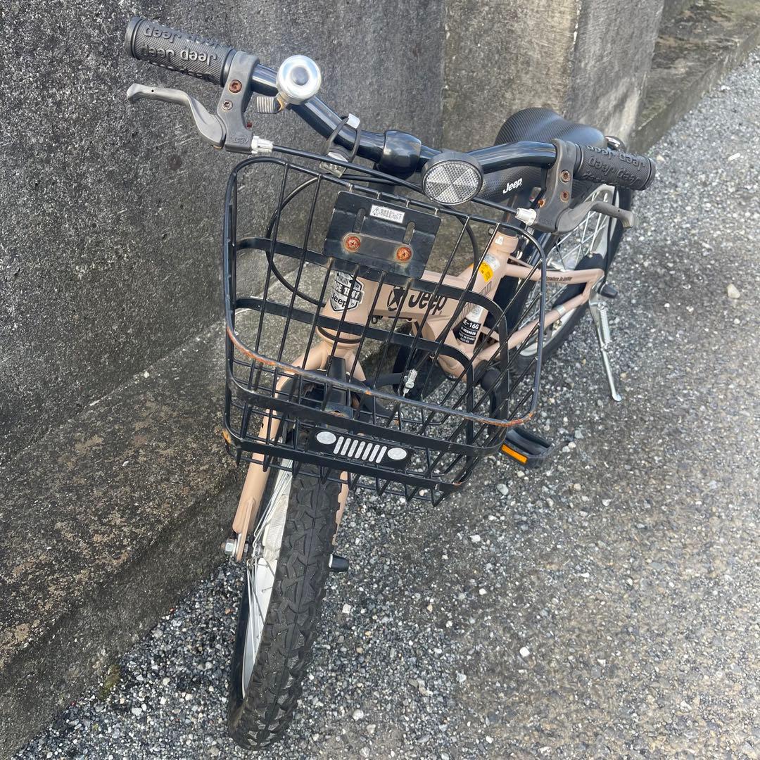 【引き取り限定】Jeep 幼児用自転車 16インチ ベージュ