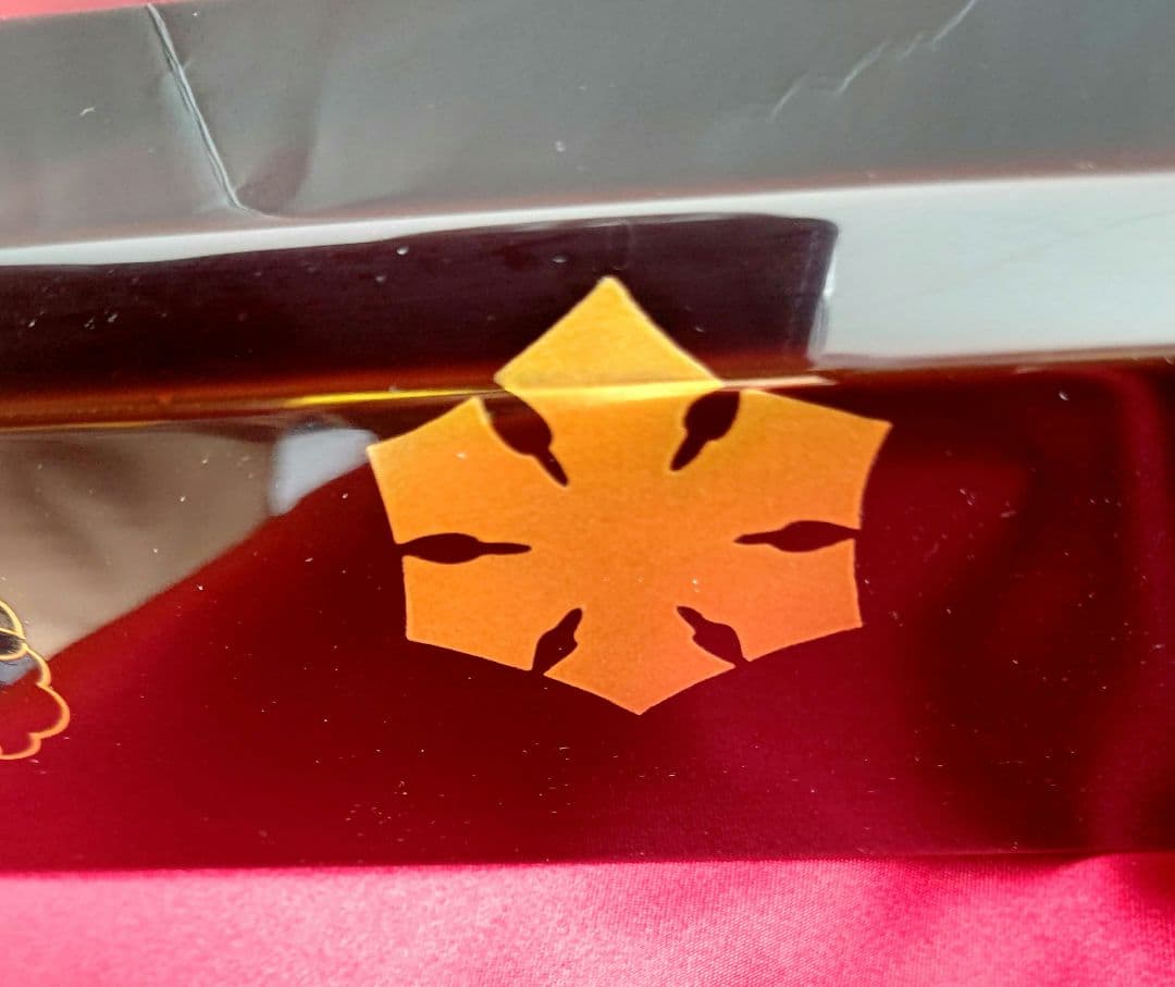 雪輪 輪島塗 炉縁  久保香月 小池静峰  茶道具