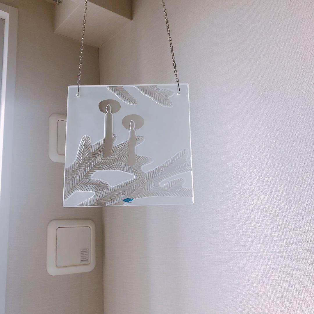 Nuutajarvi(ヌータヤルヴィ)　Lasiriippu　ガラスペンダント