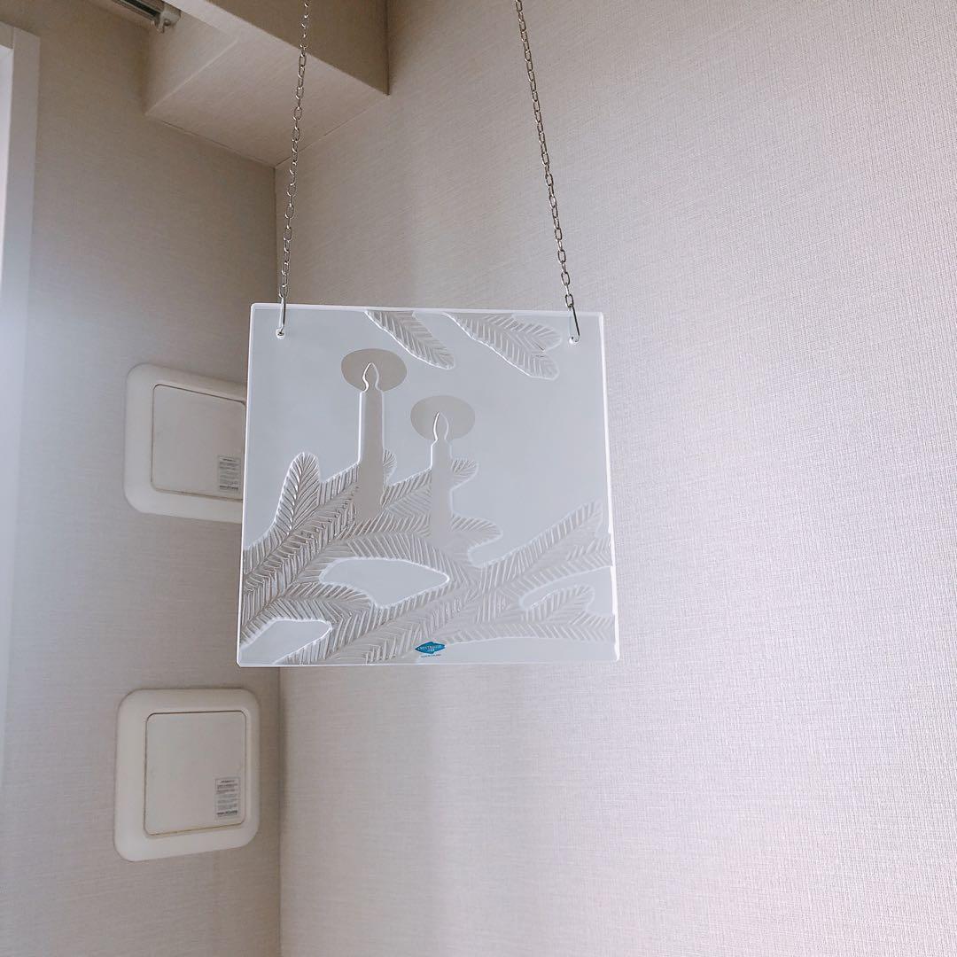 Nuutajarvi(ヌータヤルヴィ)　Lasiriippu　ガラスペンダント