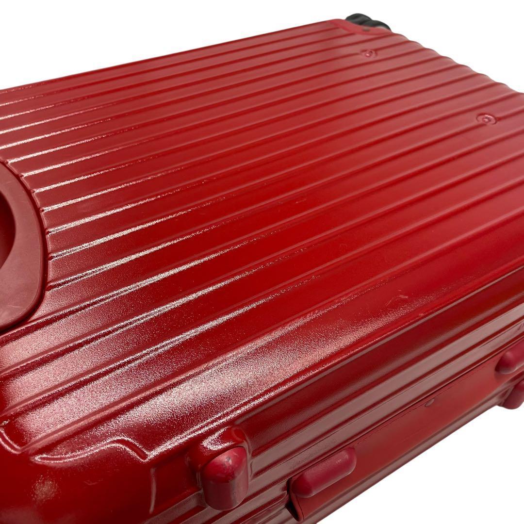 良品✨リモワ サルサ スーツケース キャリー 4輪 トラベル ビジネス レッド