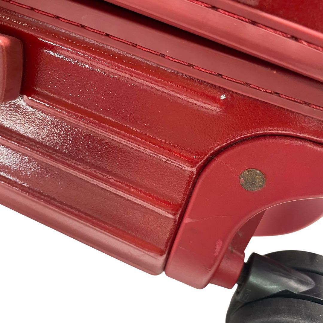 良品✨リモワ サルサ スーツケース キャリー 4輪 トラベル ビジネス レッド