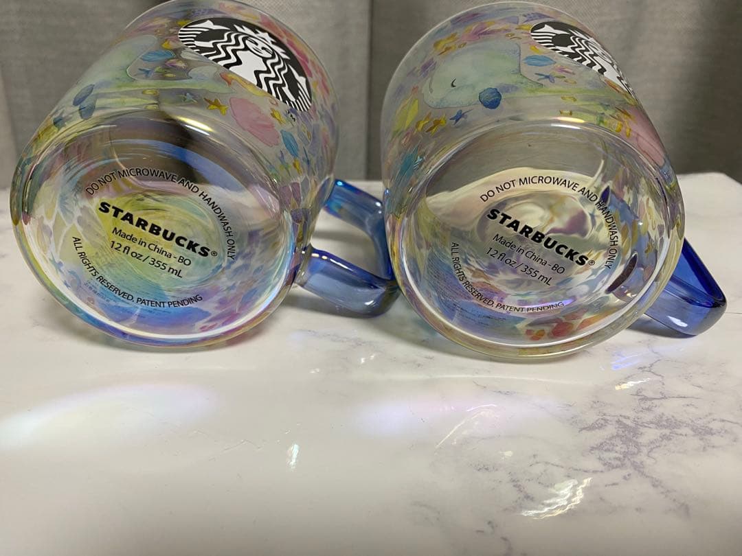スターバックス 耐熱グラスマグプリズム 2個セット