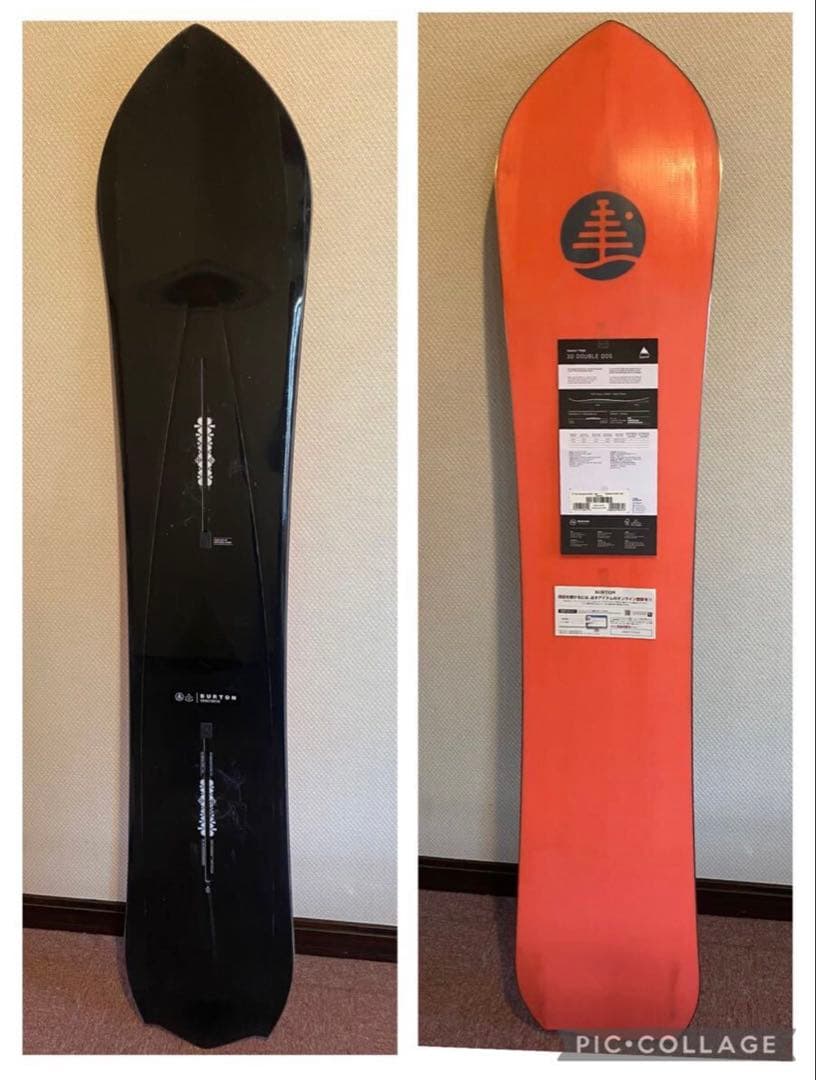 BURTON 3D DOUBLE DOG 158 パウダー familytree