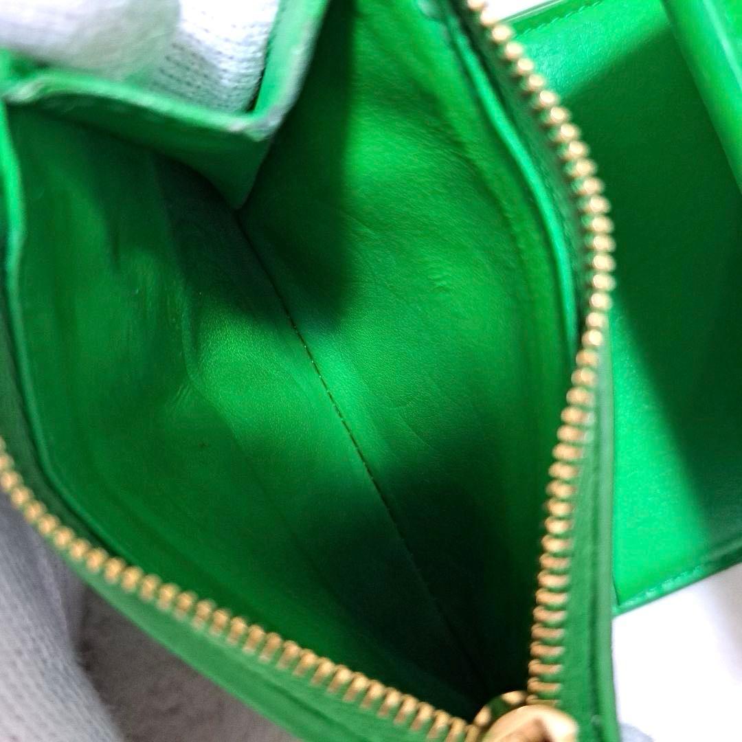 ✨RFID搭載✨ボッテガ　三つ折り　カセット　パラキート　イントレチャート