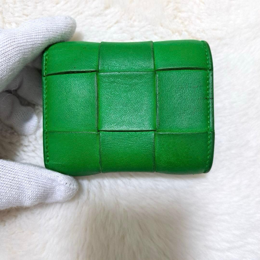 ✨RFID搭載✨ボッテガ　三つ折り　カセット　パラキート　イントレチャート