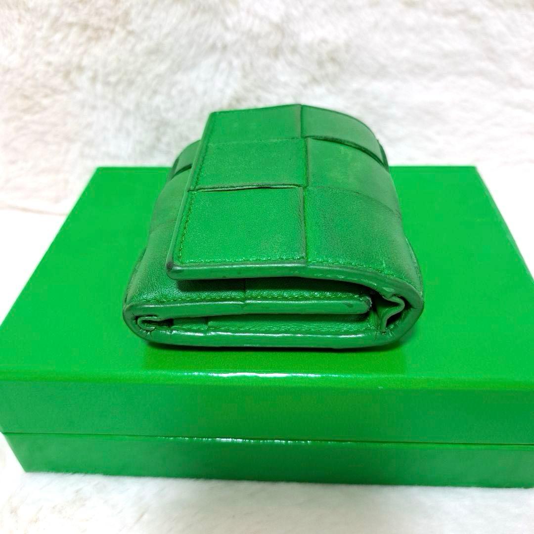 ✨RFID搭載✨ボッテガ　三つ折り　カセット　パラキート　イントレチャート