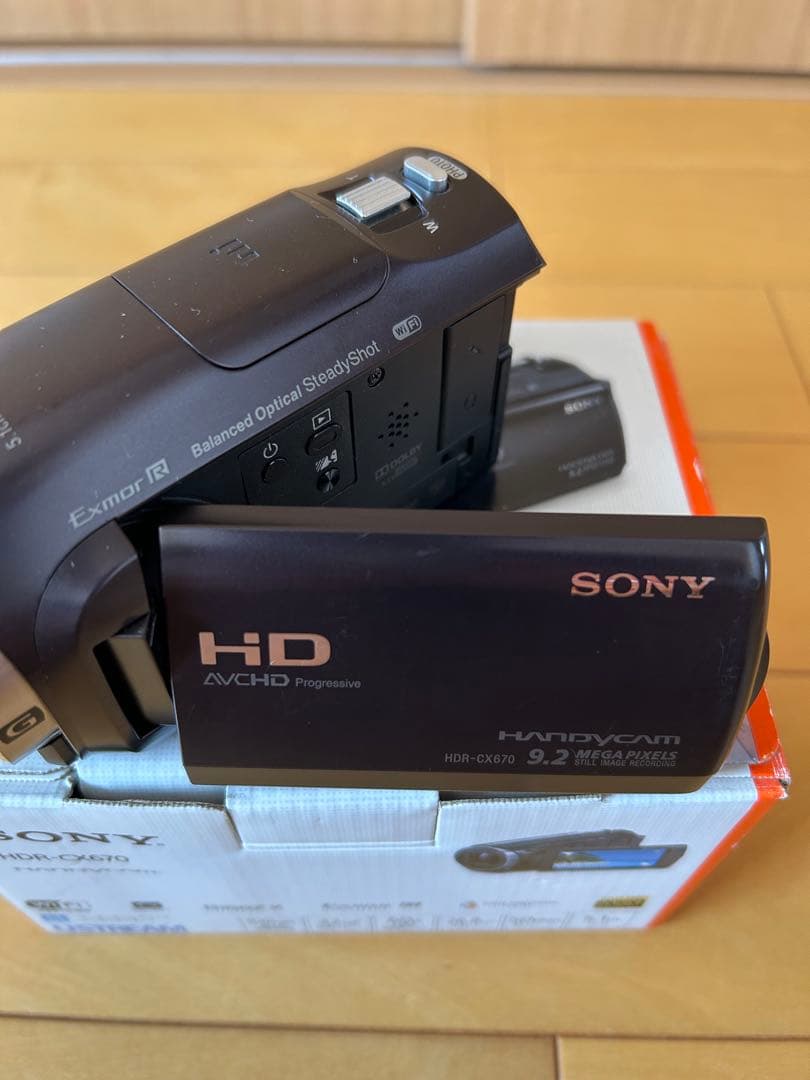 ⚠️ジャンク品 手ブレ補正エラー⚠️SONY ビデオカメラHDR-CX670