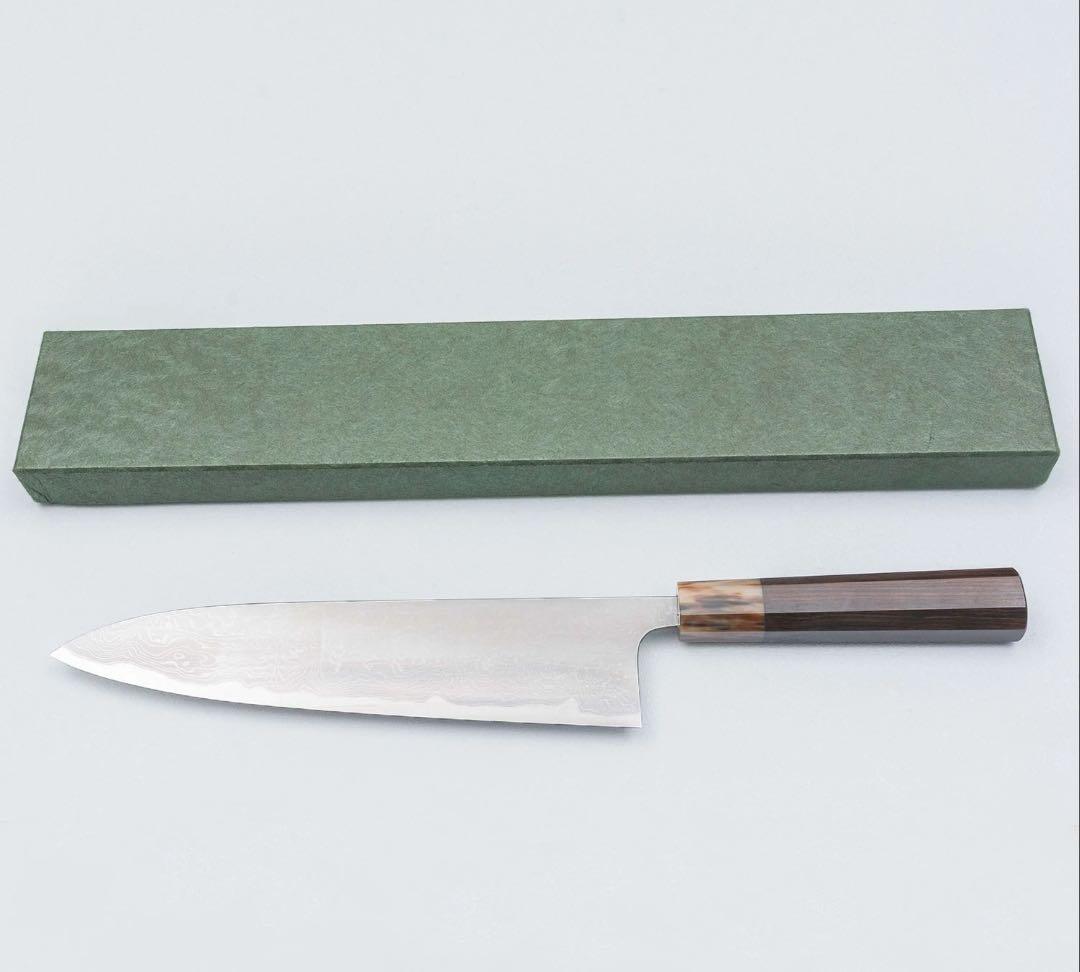 涌井　ダマスカス　清流　青ニ鋼　牛刀　240mm