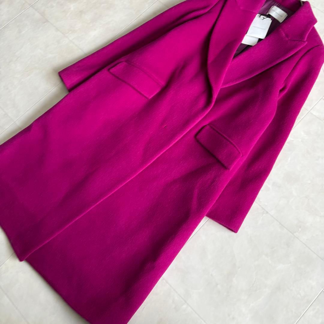 新品タグ付✨PINKY&DIANNE Wビーバーチェスターコート ピンク38