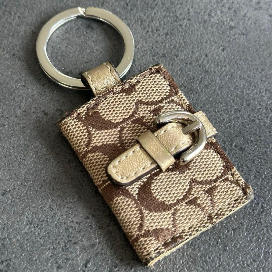 小物 COACH Signature Picture Frame Charm