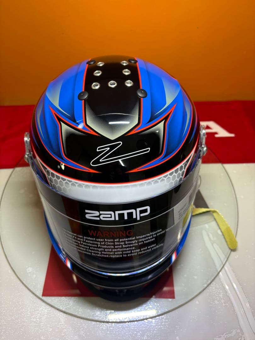 Zamp フルフェイスヘルメット 青・赤・黒