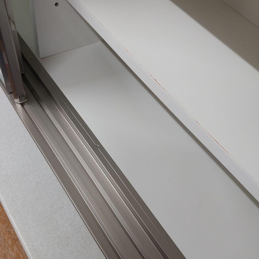 [送料込]美品　ニトリ アルミナ 120KB WH キッチンボード　引取歓迎！！