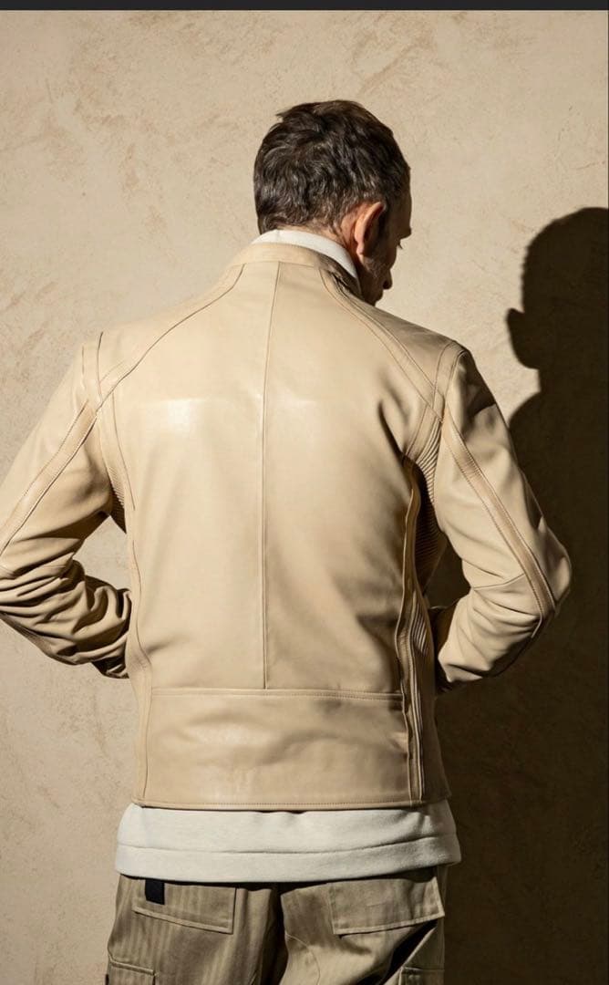 セール中！　C DIEM(カルペディエム) ライダース　M ベージュ新品タグ付き