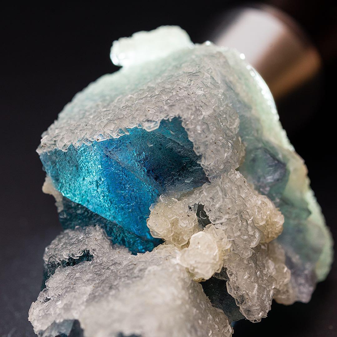 中国 ヤオガンシャン フローライト 天然石 原石 鉱物標本 鉱石 蛍石 1679