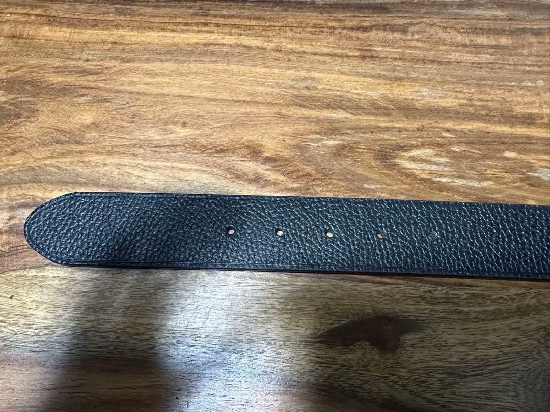 POLO RALPH LAUREN ブラックレザーベルト 36インチ