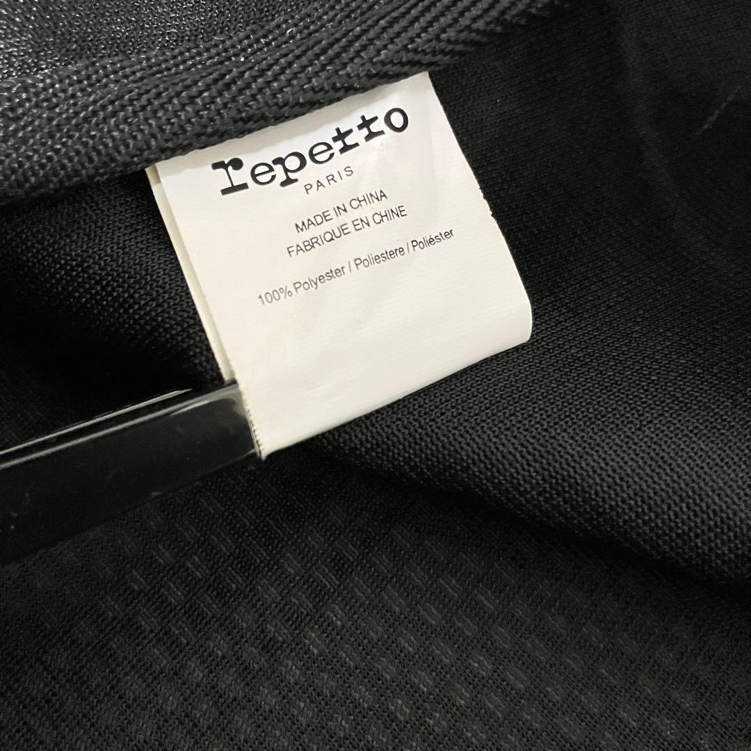 訳あり✨美品✨レペット✨ボストンバッグ✨メッシュ✨大容量✨ブラック✨軽量