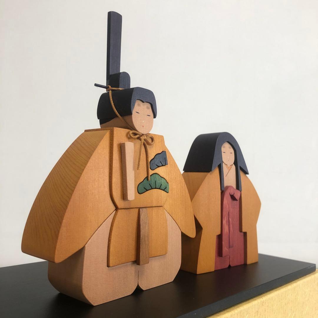 ひな人形　親王飾り　作家　ひな道具　ぼんぼり