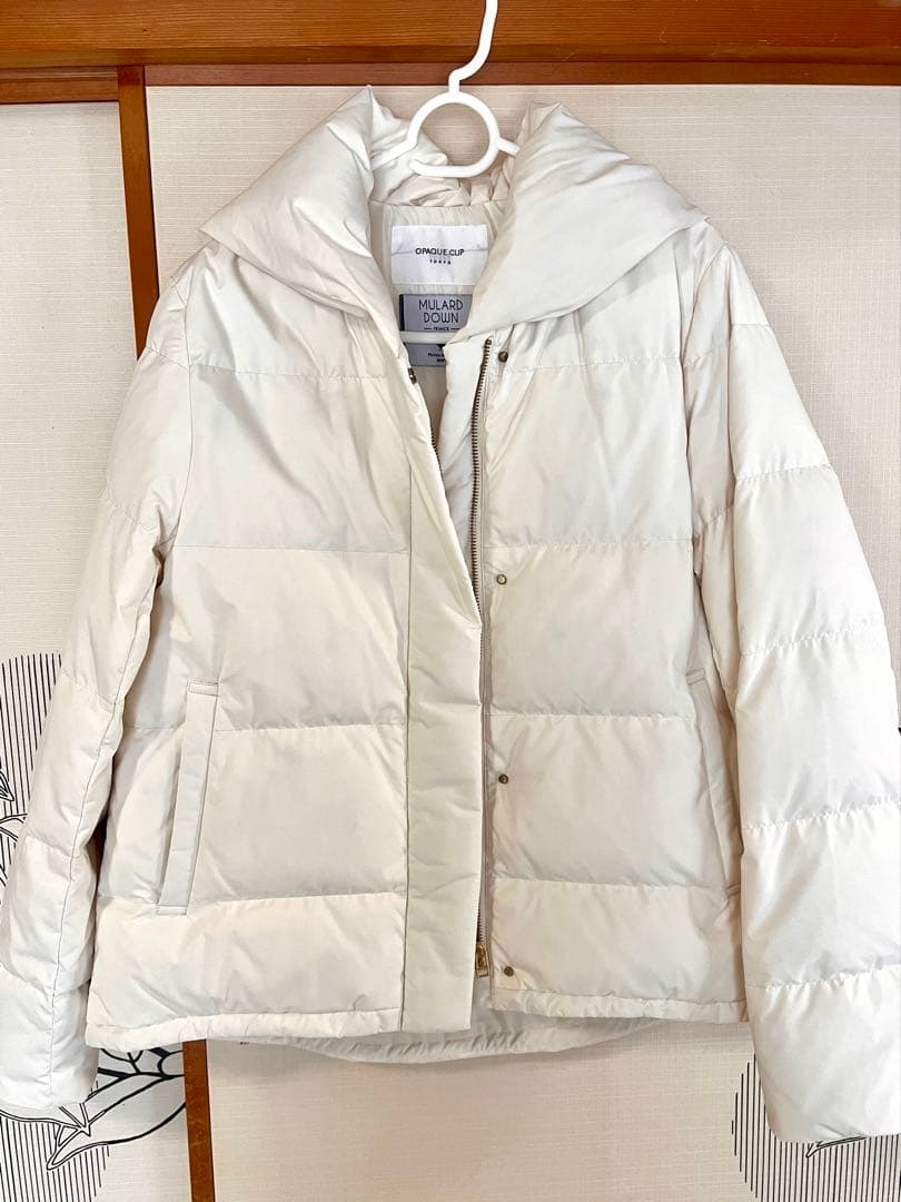 OPAQUE.CLIP ホワイトダウンジャケット Mサイズ