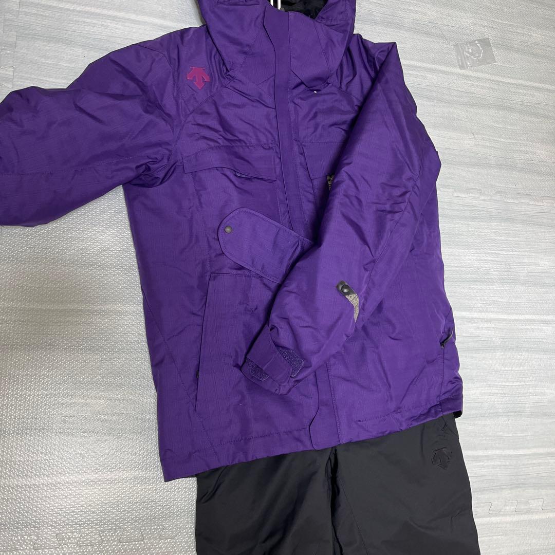 紫色 フード付きスノーボードセット