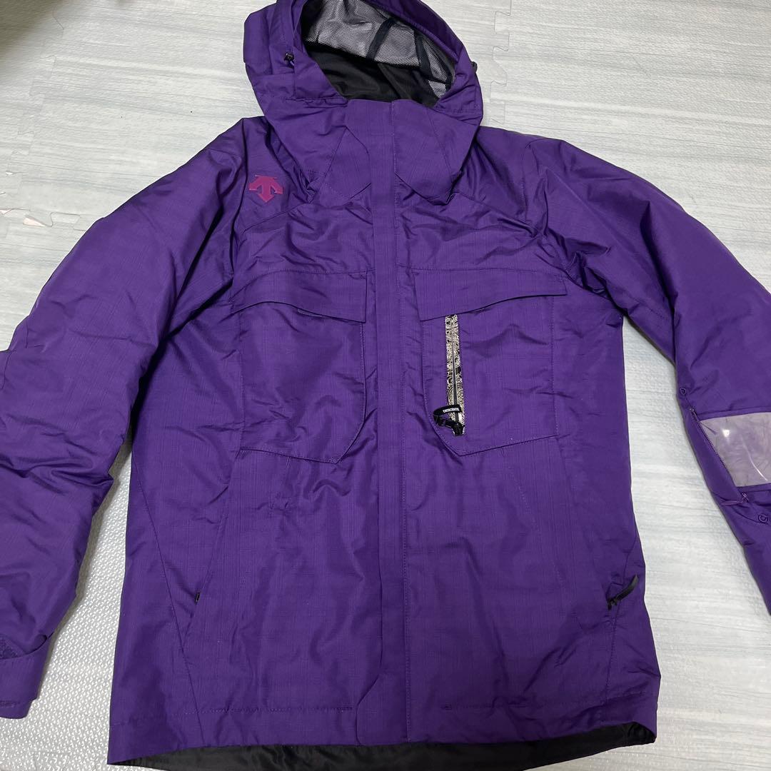 紫色 フード付きスノーボードセット