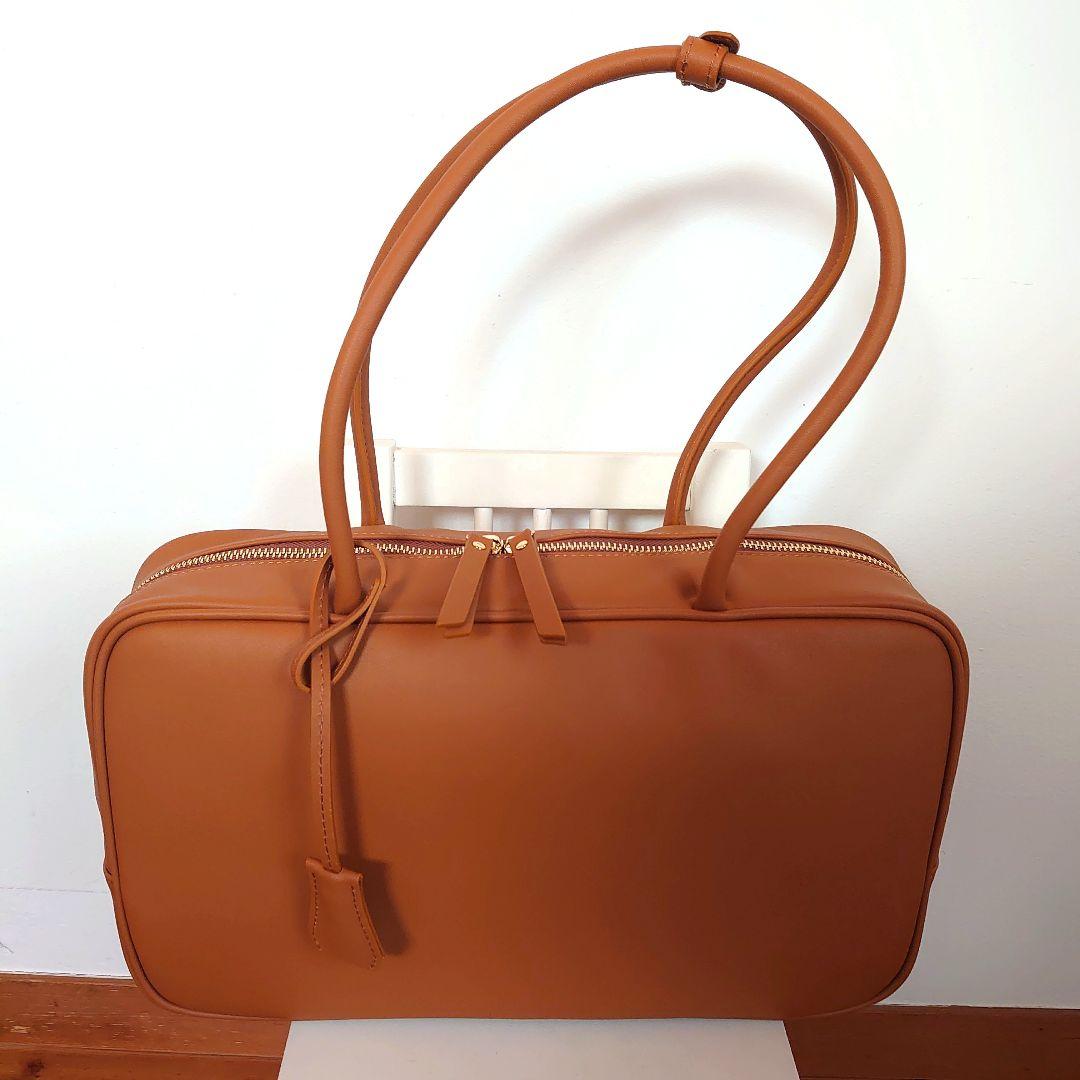 東京百花　本革ボストンバッグ　Kaniya