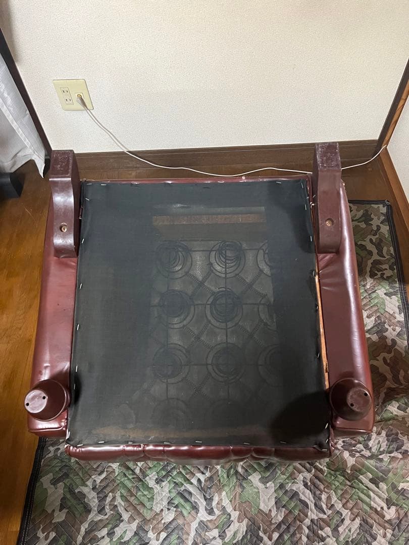 【値下げ】昭和レトロ風1人がけソファ