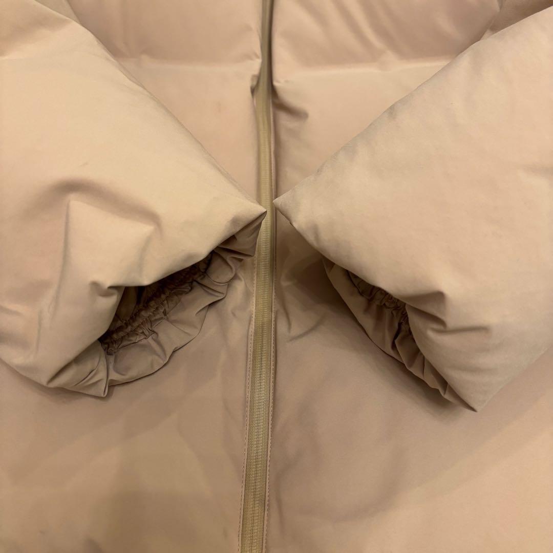 UNIQLOユニクロ シームレスダウンパーカー ベージュ XL レディース