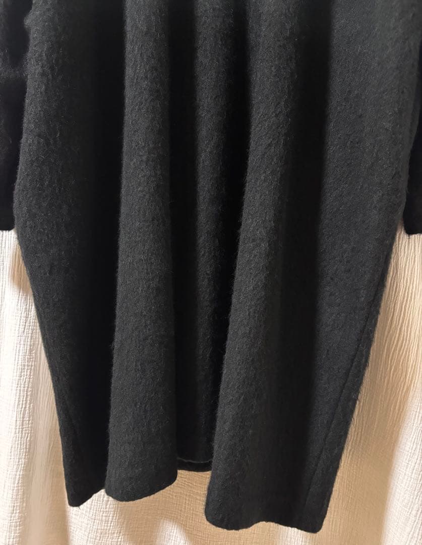 mizuiro ind ワイドシャツライクジャケット ・ブラックFREE