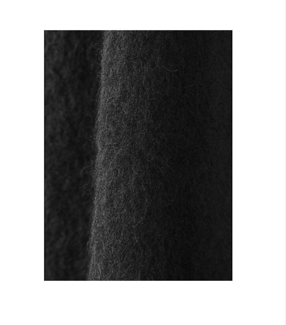 mizuiro ind ワイドシャツライクジャケット ・ブラックFREE