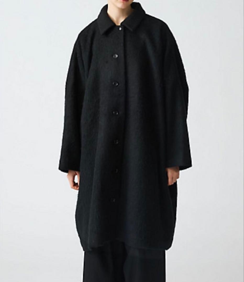 mizuiro ind ワイドシャツライクジャケット ・ブラックFREE