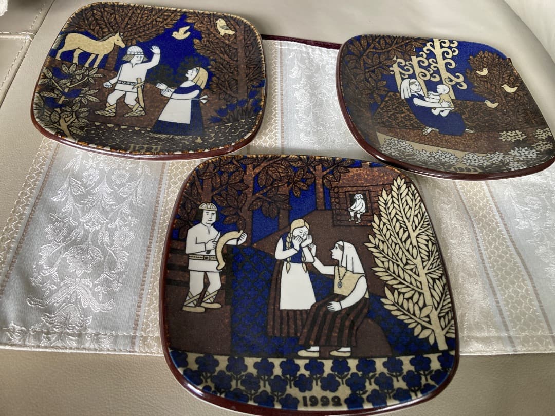 ARABIA 1991-1993年製 皿 3枚セット