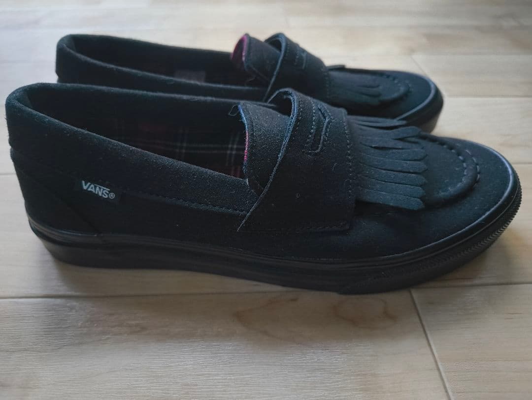 VANS　FUDGE　フリンジ　ローファー　スニーカー　25センチ