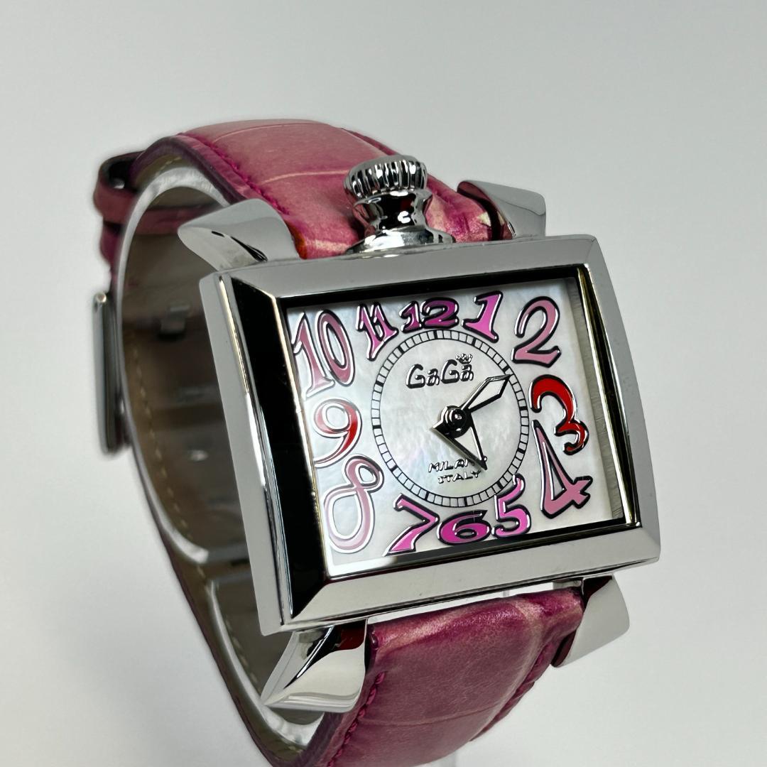 【人気】GaGa MILANO ガガミラノ ナポレオーネ 36 シェル文字盤