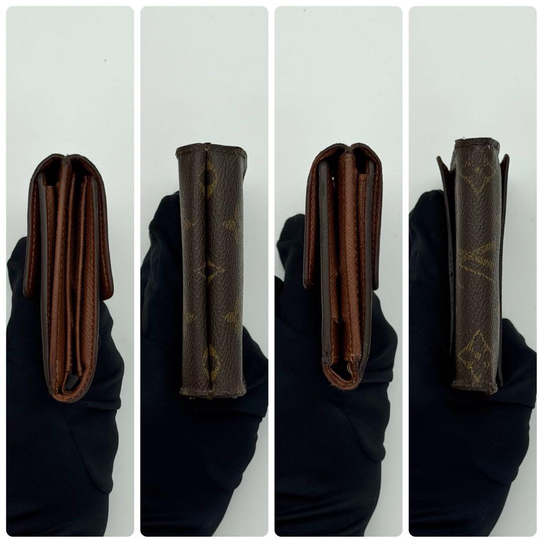 ヴィトン モノグラム ポルトモネ ビエ カルト クレディ 折り畳み財布